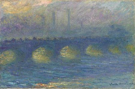 Claude Monet Waterloo Bridge oil painting image